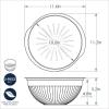 imageNordic Ware 2in1 Colander Bowl Set White and Sea Glass