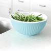 imageNordic Ware 2in1 Colander Bowl Set White and Sea Glass
