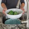 imageNordic Ware 2in1 Colander Bowl Set White and Sea Glass