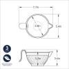 imageNordic Ware Micro Mix and Melt White 3 CupsWhite