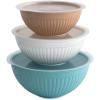 imageNordic Ware Mini Prep and Serve Mixing Bowls Set 4Piece EarthTonesEarthTones