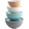 imageNordic Ware Mini Prep and Serve Mixing Bowls Set 4Piece EarthTonesEarthTones