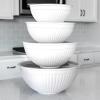 imageNordic Ware Mini Prep and Serve Mixing Bowls Set 4Piece EarthTonesGlacier White