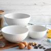 imageNordic Ware Mini Prep and Serve Mixing Bowls Set 4Piece EarthTonesGlacier White