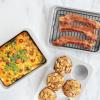 imageNordic Ware Naturals Compact Crisping Tray  Natural Uncoated Aluminum Toaster Oven and Broiler Safe5Piece Set
