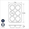 imageNordic Ware Naturals Compact Crisping Tray  Natural Uncoated Aluminum Toaster Oven and Broiler SafeMuffin Pan