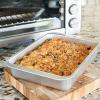 imageNordic Ware Naturals Compact Crisping Tray  Natural Uncoated Aluminum Toaster Oven and Broiler SafeRectangular Baker