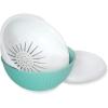 imageNordic Ware Colander Bowl ampamp Cover Set 3 Piece Coastal Colors