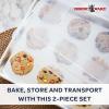 imageNordic Ware Bakers Half Sheet with Lid Natural Aluminum 1844x1313x225 inches