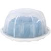 imageNordic Ware Formed Orginal Bundt with Translucent Keeper 12 Cup Golden HourTwilight Blue