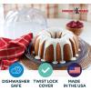 imageNordic Ware Loaf Cake Keeper Blue128quotL x 73quotW x 46quotHDeluxe Clear Keeper