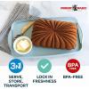 imageNordic Ware Loaf Cake Keeper Blue128quotL x 73quotW x 46quotHLoaf Keeper
