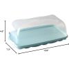 imageNordic Ware Loaf Cake Keeper Blue128quotL x 73quotW x 46quotHLoaf Keeper