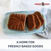 imageNordic Ware Loaf Cake Keeper Blue128quotL x 73quotW x 46quotHLoaf Keeper