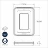 imageNordic Ware Natural High Sided Sheet Cake Pan SilverHigh Sided with Lid