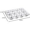 imageNordic Ware Naturals 12 Cavity Muffin Pan with HighDomed Lid12Cup Muffin Pan