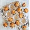 imageNordic Ware Naturals 12 Cavity Muffin Pan with HighDomed Lid12Cup Muffin Pan