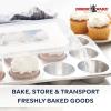 imageNordic Ware Naturals 12 Cavity Muffin Pan with HighDomed LidStandard with HighDomed Lid