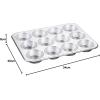 imageNordic Ware Naturals 12 Cavity Muffin Pan with HighDomed LidStandard with HighDomed Lid