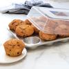 imageNordic Ware Naturals 12 Cavity Muffin Pan with HighDomed LidStandard with HighDomed Lid