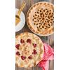 imageNordic Ware Stars and Cherries Pie Top Cutter RedLattice  Hearts Pie Top Cutter