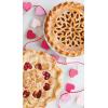 imageNordic Ware Stars and Cherries Pie Top Cutter RedLattice  Hearts Pie Top Cutter
