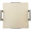imageNordic Ware 14Inch Square Pizza and Baking Stone Oven Safe and Grill Safe Cordierite with Stainless HolderSquare