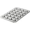 imageNordic Ware Naturals 12 Cavity Muffin Pan with HighDomed Lid24Cup Petite Muffin Pan