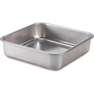 imageNordic Ware Natural Aluminum Commercial Square Cake Pan with Lid Exterior 988 x 988 InchesSquare Pan