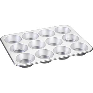imageNordic Ware Naturals 12 Cavity Muffin Pan with HighDomed Lid12Cup Muffin Pan