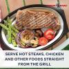imageNordic Ware 365 IndoorOutdoor Sizzling Steak Server Silver