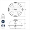 imageNordic Ware Kettle Extender Kit 1025 Inch SilverPersonal Smoker