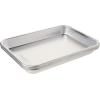 imageNordic Ware Naturals Eighth Sheet  USA Made Uncoated Natural Aluminum Commercial Quality Sheet Pan 1PackEighth Sheet  2Pack