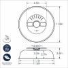 imageNordic Ware Deluxe Plate Cover 10quotUp  Away