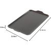 imageNordic Ware Two Burner Griddle 103 x 174 inches NonStick Black2 Burner Griddle