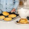imageNordic Ware Two Burner Griddle 103 x 174 inches NonStick BlackSquare