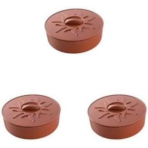 imageNordic Ware Microwave Tortilla and Pancake Warmer 10InchOrange10 Inch Pack of 3