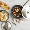 imageNordic Ware Basalt Aluminized Steel Spun Wok 14Inch Ceramic CoatingNonstick Ceramic Coating