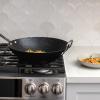 imageNordic Ware Basalt Aluminized Steel Spun Wok 14Inch Ceramic CoatingNonstick Ceramic Coating