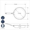 imageNordic Ware Basalt Aluminized Steel Spun Wok 14Inch Ceramic CoatingNonstick Ceramic Coating