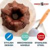 imageNordic Ware Cake Server with Beechwood Handle Stainless Steel