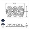 imageNordic Ware Heritage Bundtlette Cake Pan Metallic SilverSilver