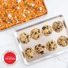 imageNordic Ware Naturals 3 Piece Set  USA Made Aluminum Commercial Quality Sheet Pan for Baking or Roasting Encapsulated Galvanized Steel Rim Prevents Warping Half Sheet Jelly Roll and Quarter Sheet2pk Half  18 Sheet