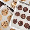 imageNordic Ware Naturals 3 Piece Set  USA Made Aluminum Commercial Quality Sheet Pan for Baking or Roasting Encapsulated Galvanized Steel Rim Prevents Warping Half Sheet Jelly Roll and Quarter Sheet3Piece Pan Set