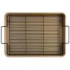 imageNordic Ware Extra Large Oven Crisping Baking Tray with Rack SilverNonstick