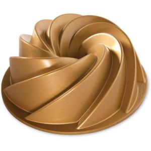 imageNordic Ware Platinum Collection Heritage Bundt PanGold