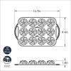 imageNordic Ware 95377 Bundtlette Pan 75th Anniversary Braided Bundt Bites Gold 35