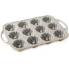 imageNordic Ware 95377 Bundtlette Pan 75th Anniversary Braided Bundt Bites Gold 35