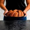 imageNordic Ware NW 95577 75th Anniversary Braided Rope Bundt Cake Pan Gold 12 Cup CapacityPan