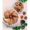 imageNordic Ware NW 95577 75th Anniversary Braided Rope Bundt Cake Pan Gold 12 Cup CapacityPan
